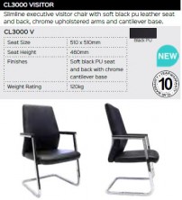 CL3000 Visitor Chair Range And Specifications